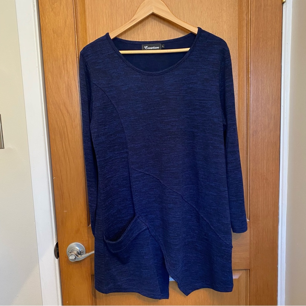 Navy blue light weight tunic